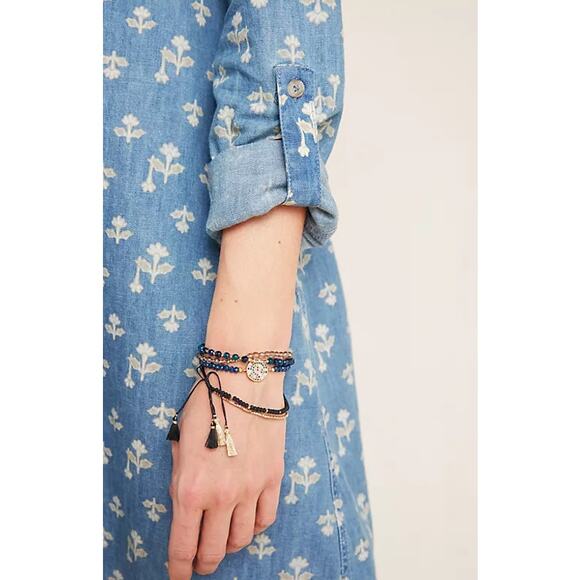 Anthropologie‎ Pilcro and Letterpress Rochelle Shirtdress Denim Light Size 12 - Picture 2 of 11